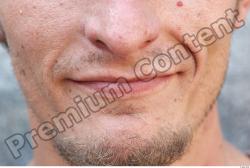 Mouth Head Man Casual Slim Athletic Street photo references